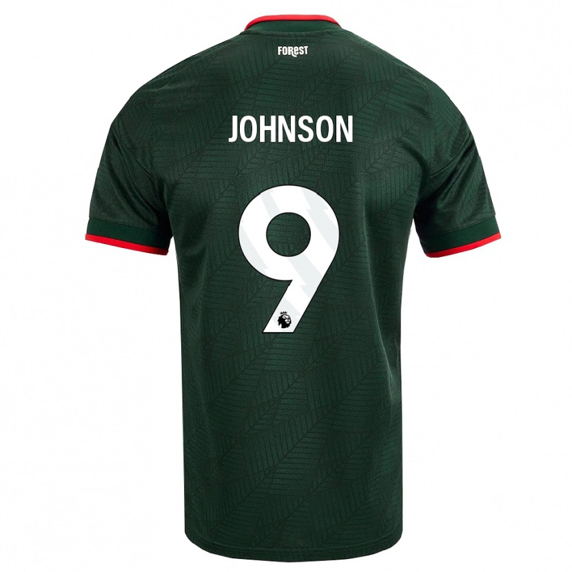 Danxen Mujer Camiseta Melissa Johnson #9 Verdeoscuro Rojo 2ª Equipación 2026/27 La Camisa