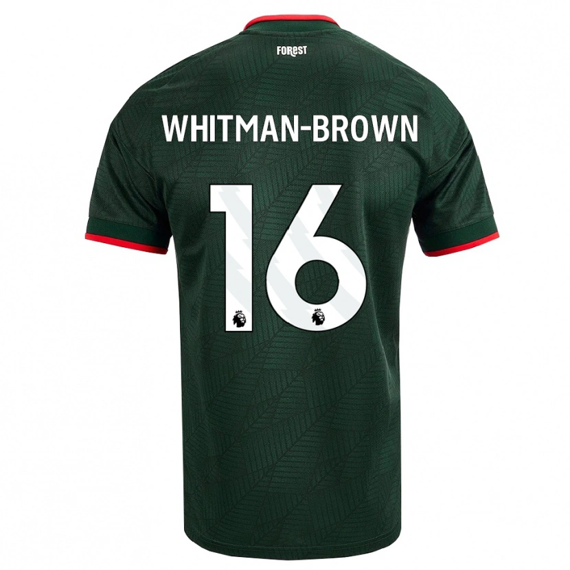 Danxen Mujer Camiseta Chae Whitman-Brown #16 Verdeoscuro Rojo 2ª Equipación 2026/27 La Camisa