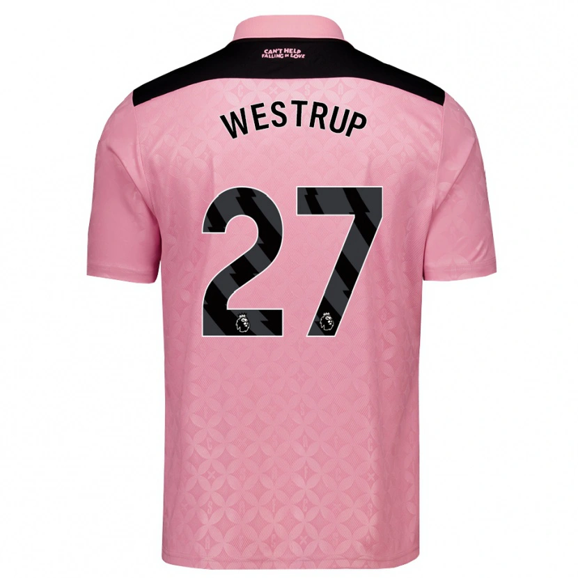 Danxen Mujer Camiseta Brianna Westrup #27 Rosaclaro Negro 2ª Equipación 2026/27 La Camisa