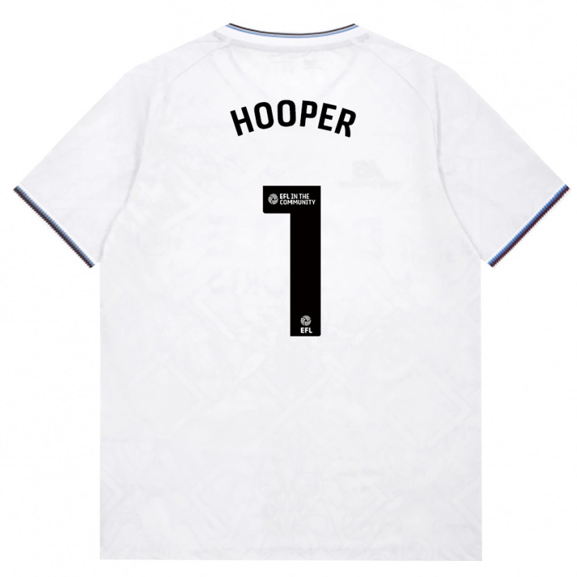 Danxen Mujer Camiseta Finley Hooper #1 Borgoña Blanco 2ª Equipación 2026/27 La Camisa