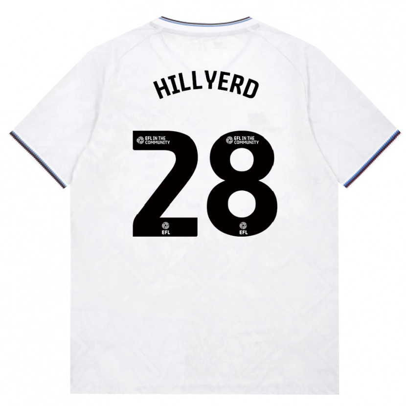 Danxen Mujer Camiseta Sophie Hillyerd #28 Borgoña Blanco 2ª Equipación 2026/27 La Camisa