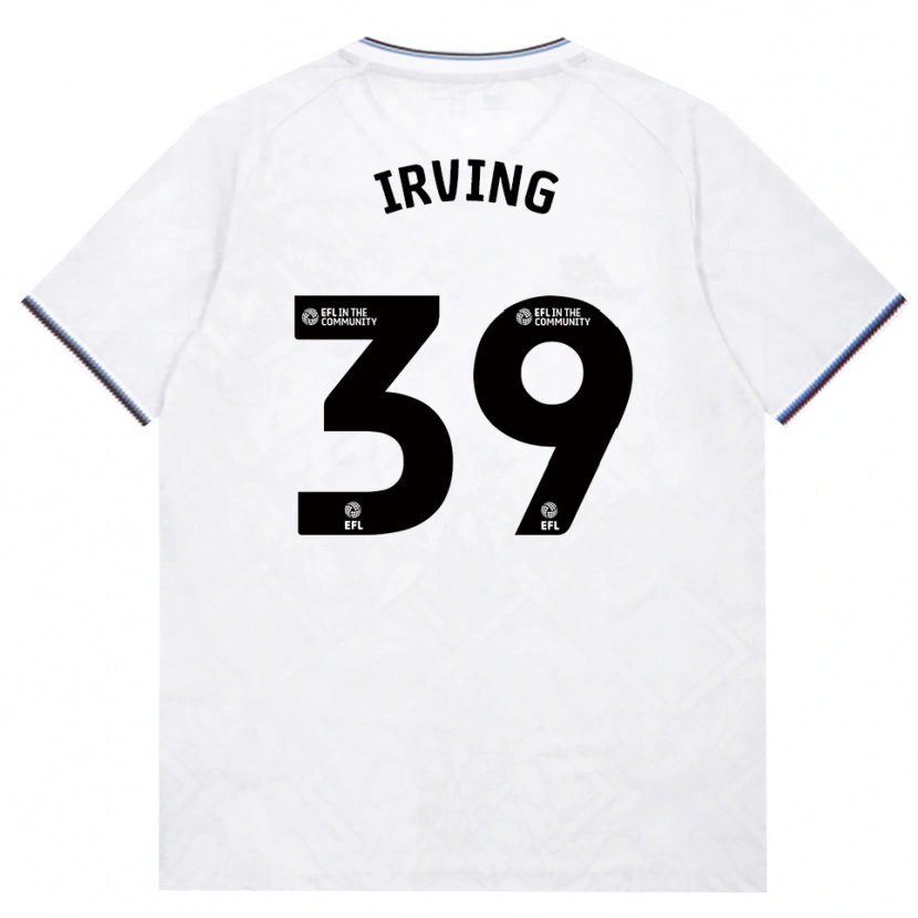 Danxen Mujer Camiseta Andy Irving #39 Borgoña Blanco 2ª Equipación 2026/27 La Camisa