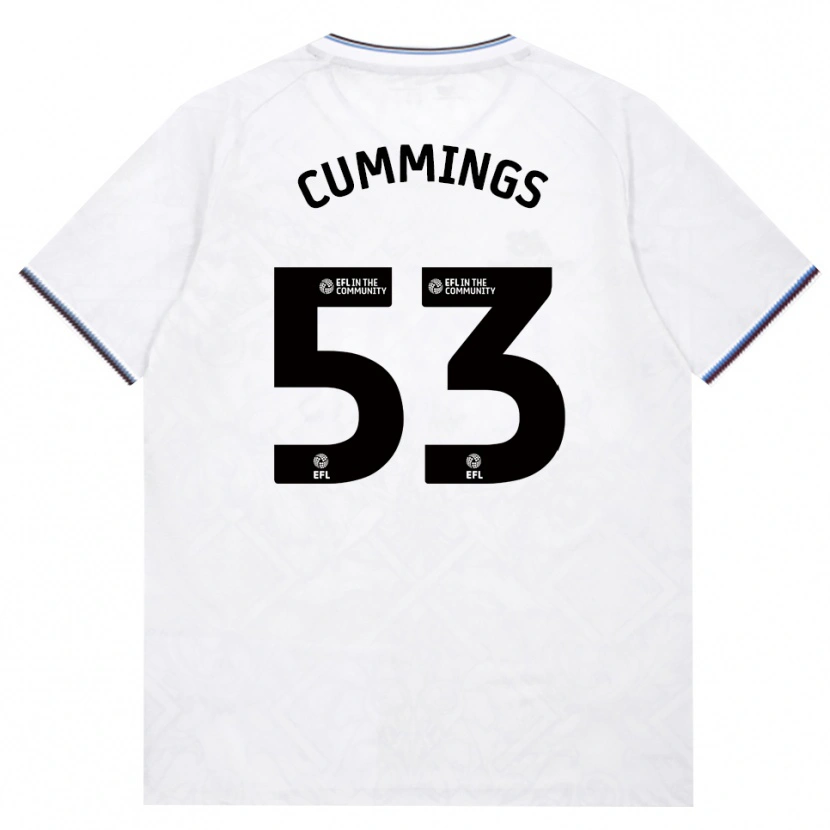 Danxen Mujer Camiseta Daniel Cummings #53 Borgoña Blanco 2ª Equipación 2026/27 La Camisa