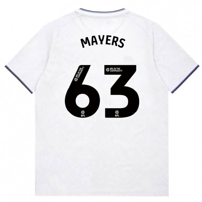 Danxen Mujer Camiseta Ezra Mayers #63 Borgoña Blanco 2ª Equipación 2026/27 La Camisa