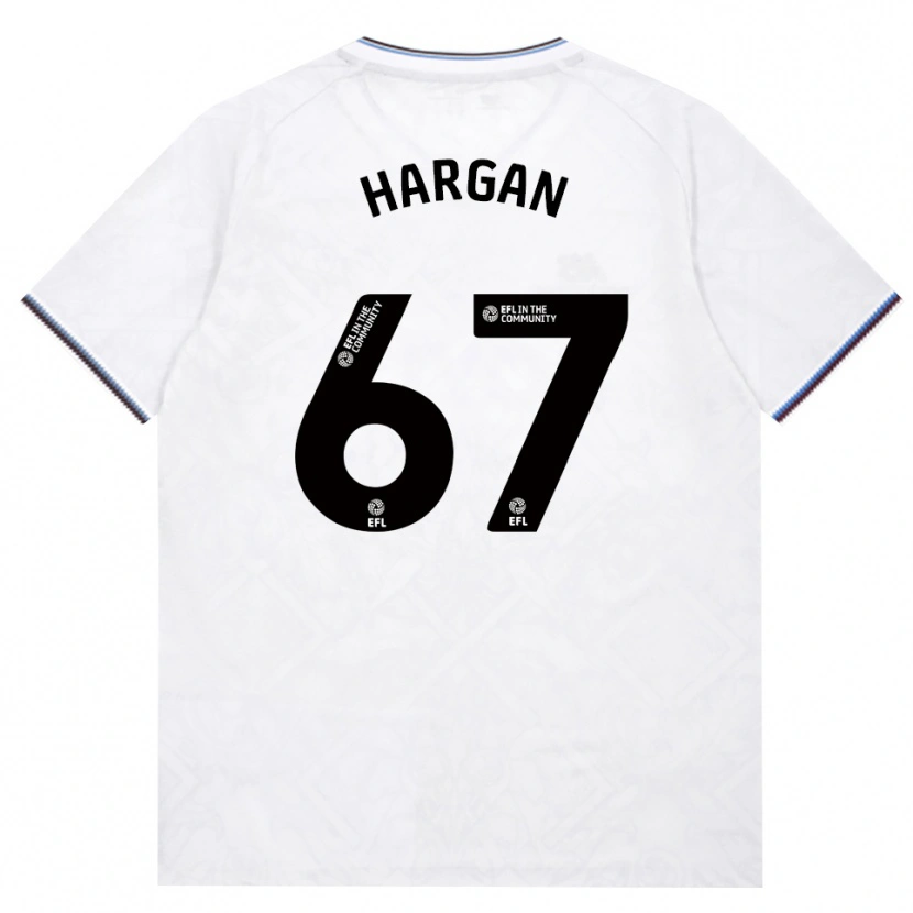 Danxen Mujer Camiseta Riley Hargan #67 Borgoña Blanco 2ª Equipación 2026/27 La Camisa