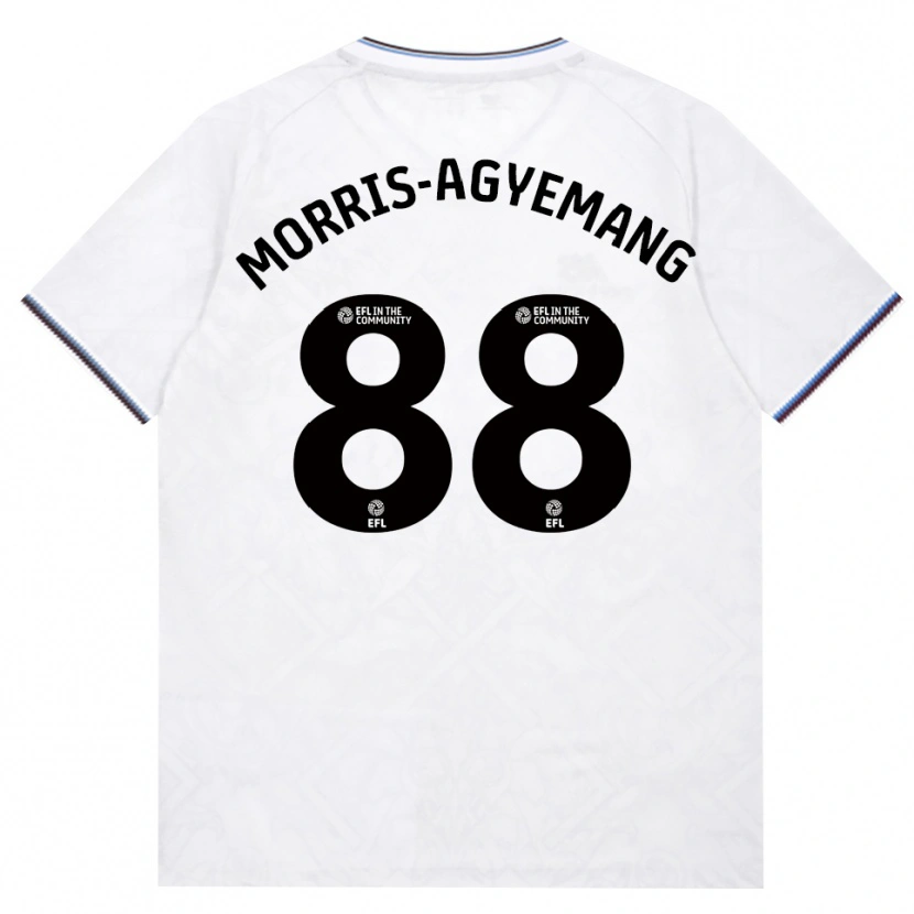 Danxen Mujer Camiseta Reggie Morris-Agyemang #88 Borgoña Blanco 2ª Equipación 2026/27 La Camisa