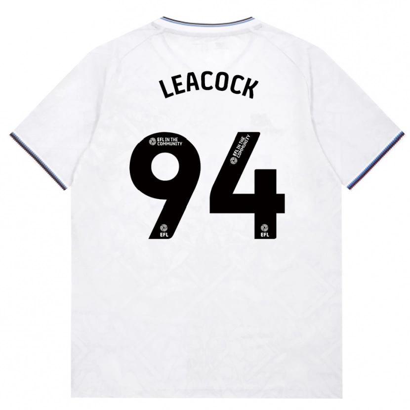 Danxen Mujer Camiseta Callum Leacock #94 Borgoña Blanco 2ª Equipación 2026/27 La Camisa