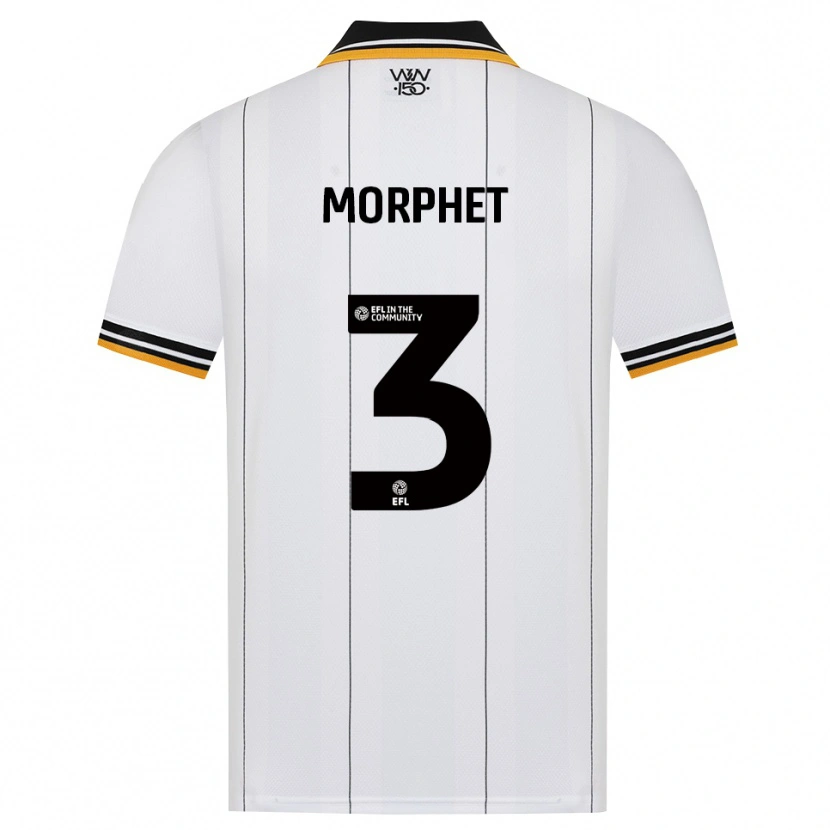 Danxen Mujer Camiseta Anna Morphet #3 Naranja Blanco Negro 2ª Equipación 2026/27 La Camisa