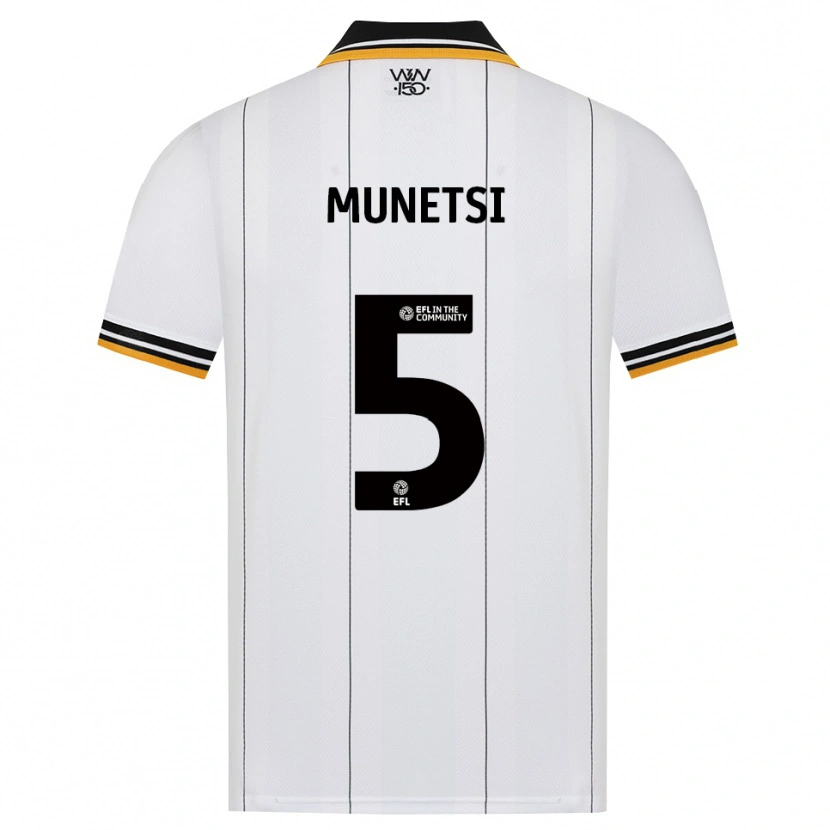 Danxen Mujer Camiseta Marshall Munetsi #5 Naranja Blanco Negro 2ª Equipación 2026/27 La Camisa