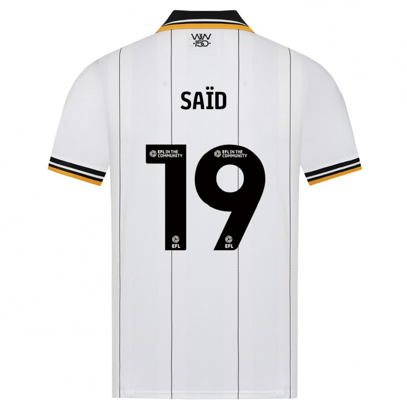Danxen Mujer Camiseta Rafiki Saïd #19 Naranja Blanco Negro 2ª Equipación 2026/27 La Camisa