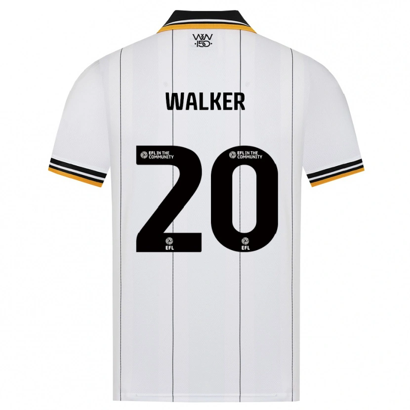 Danxen Mujer Camiseta Lowri Walker #20 Naranja Blanco Negro 2ª Equipación 2026/27 La Camisa