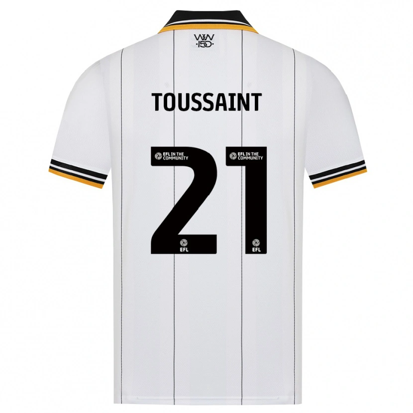 Danxen Mujer Camiseta Destiney Toussaint #21 Naranja Blanco Negro 2ª Equipación 2026/27 La Camisa