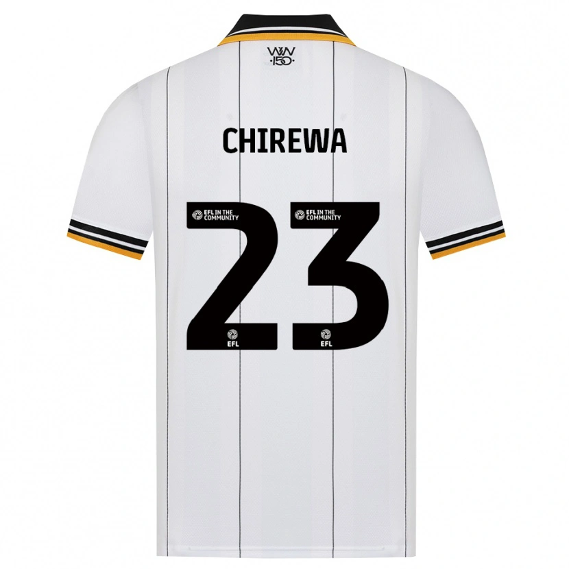 Danxen Mujer Camiseta Tawanda Chirewa #23 Naranja Blanco Negro 2ª Equipación 2026/27 La Camisa