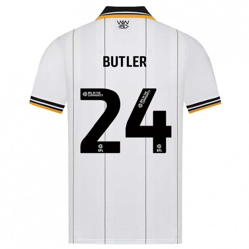 Danxen Mujer Camiseta Elli Butler #24 Naranja Blanco Negro 2ª Equipación 2026/27 La Camisa