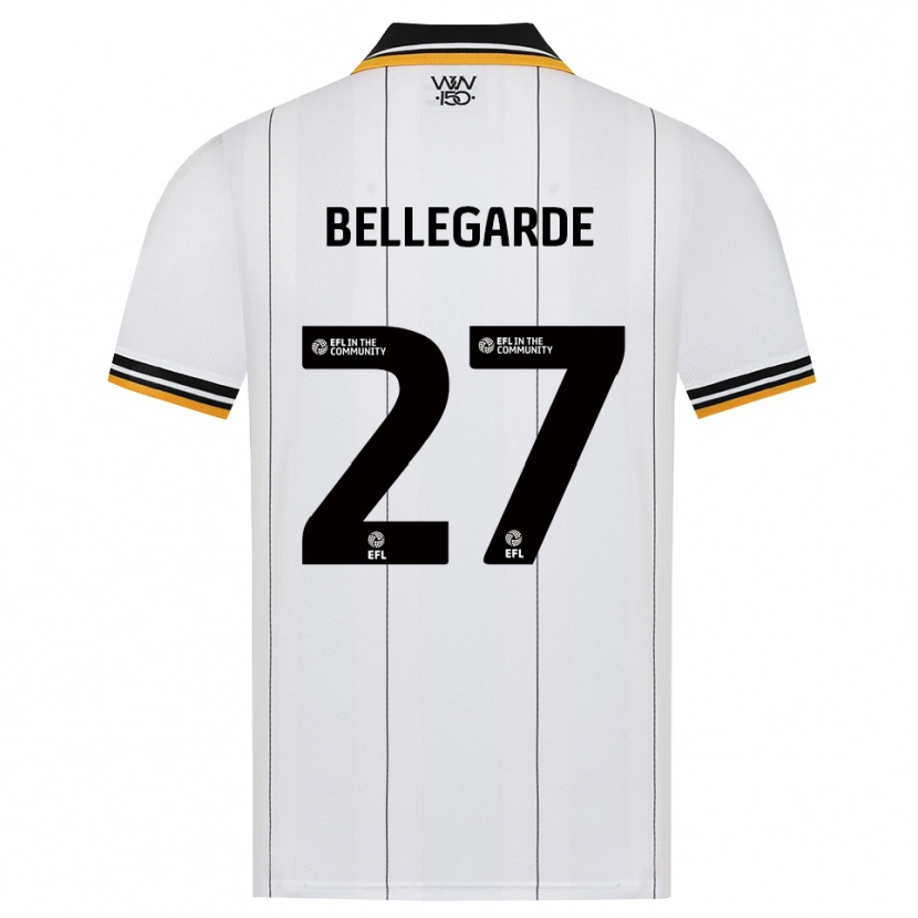 Danxen Mujer Camiseta Jean-Ricner Bellegarde #27 Naranja Blanco Negro 2ª Equipación 2026/27 La Camisa