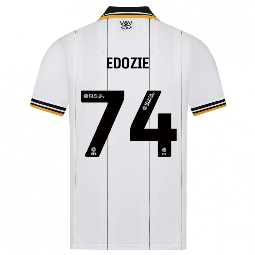 Danxen Mujer Camiseta Tom Edozie #74 Naranja Blanco Negro 2ª Equipación 2026/27 La Camisa