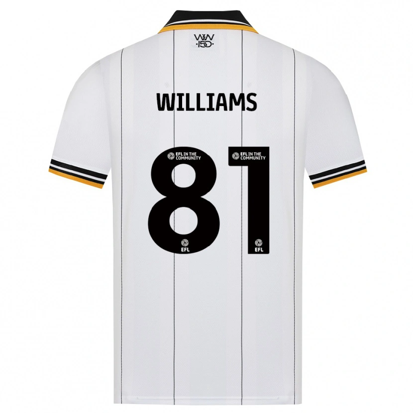 Danxen Mujer Camiseta Ashton Williams #81 Naranja Blanco Negro 2ª Equipación 2026/27 La Camisa