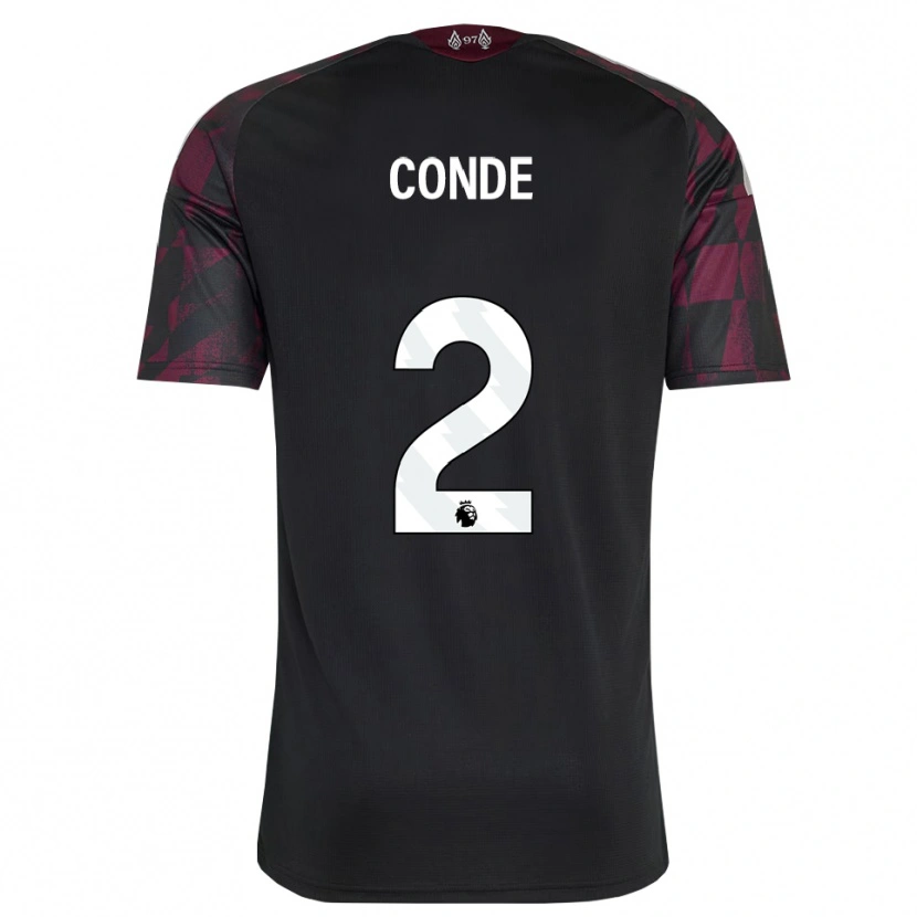 Danxen Mujer Camiseta Lenix Conde #2 Negro Blanco Púrpura Equipación Tercera 2026/27 La Camisa