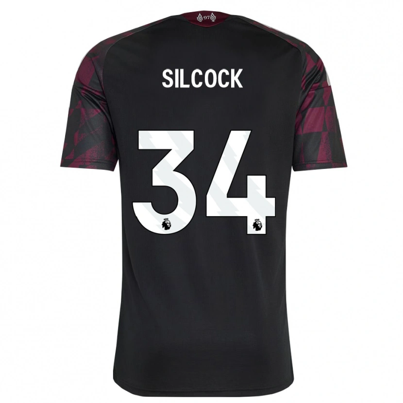Danxen Mujer Camiseta Hannah Silcock #34 Negro Blanco Púrpura Equipación Tercera 2026/27 La Camisa