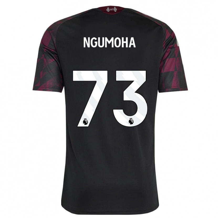 Danxen Mujer Camiseta Rio Ngumoha #73 Negro Blanco Púrpura Equipación Tercera 2026/27 La Camisa