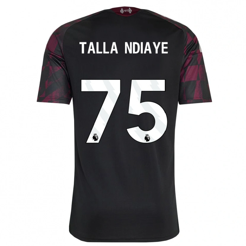Danxen Mujer Camiseta Mor Talla Ndiaye #75 Negro Blanco Púrpura Equipación Tercera 2026/27 La Camisa