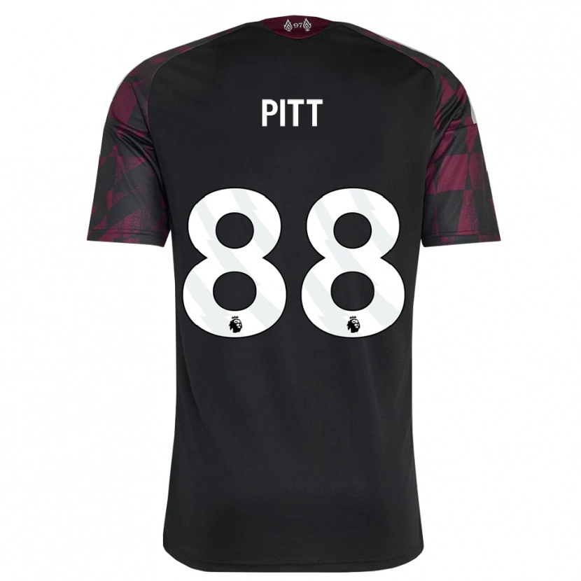 Danxen Mujer Camiseta Lucas Pitt #88 Negro Blanco Púrpura Equipación Tercera 2026/27 La Camisa