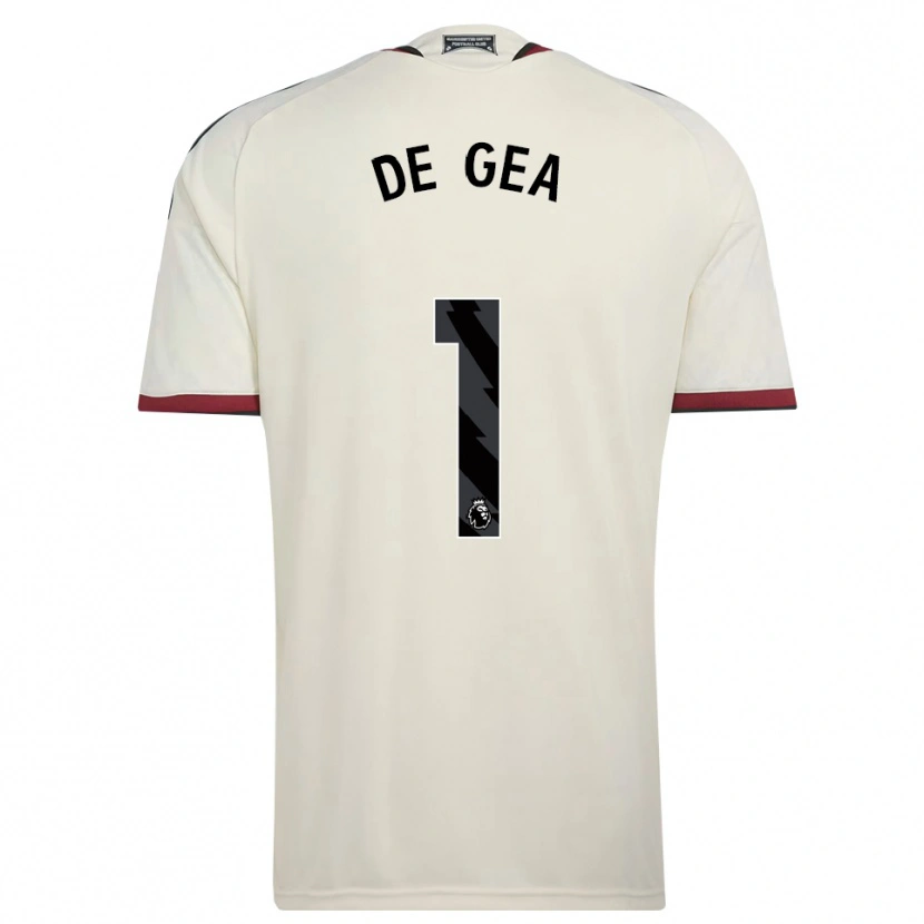 Danxen Mujer Camiseta David De Gea #1 Beige Negro Rojo Equipación Tercera 2026/27 La Camisa
