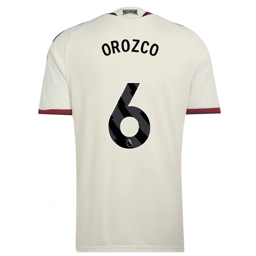 Danxen Mujer Camiseta Cristian Orozco #6 Beige Negro Rojo Equipación Tercera 2026/27 La Camisa