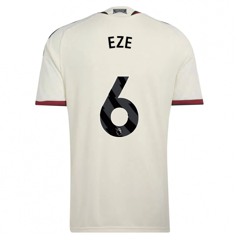 Danxen Mujer Camiseta David Eze #6 Beige Negro Rojo Equipación Tercera 2026/27 La Camisa