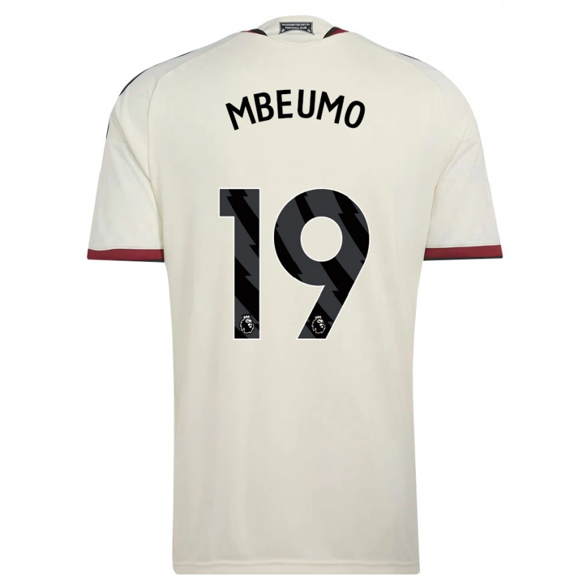 Danxen Mujer Camiseta Bryan Mbeumo #19 Beige Negro Rojo Equipación Tercera 2026/27 La Camisa