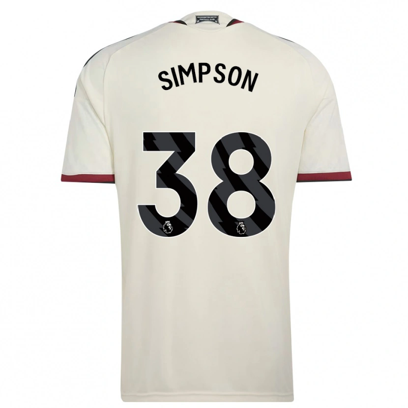 Danxen Mujer Camiseta Jess Simpson #38 Beige Negro Rojo Equipación Tercera 2026/27 La Camisa