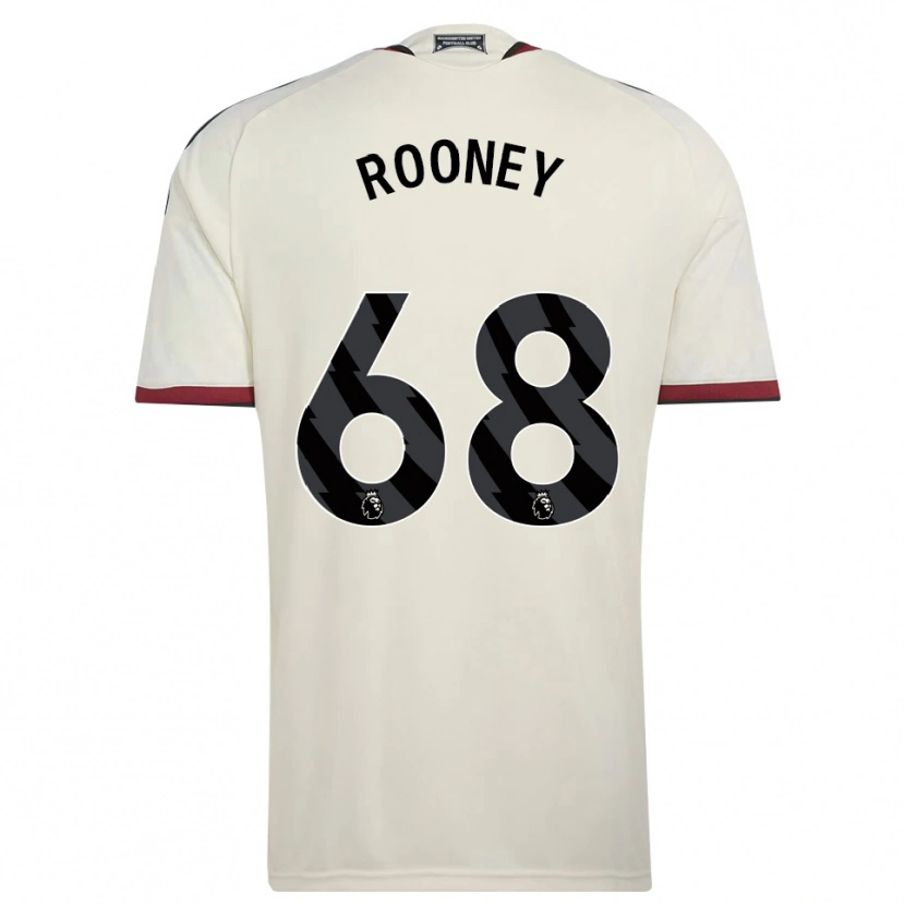 Danxen Mujer Camiseta Kai Rooney #68 Beige Negro Rojo Equipación Tercera 2026/27 La Camisa