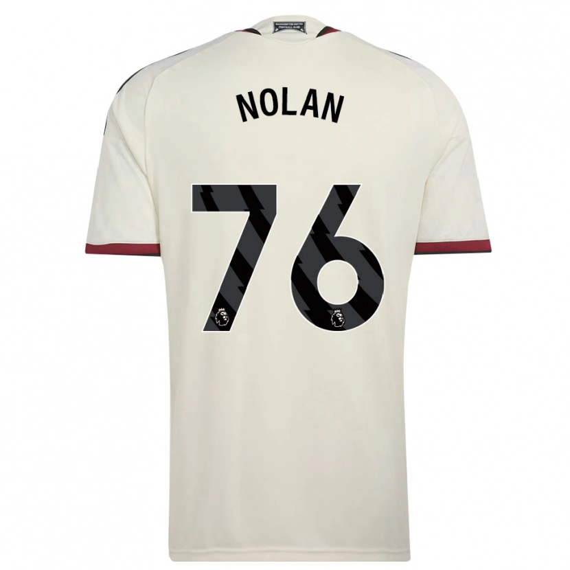 Danxen Mujer Camiseta James Nolan #76 Beige Negro Rojo Equipación Tercera 2026/27 La Camisa