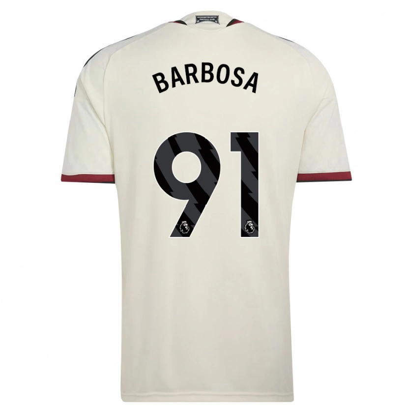 Danxen Mujer Camiseta Neithan Barbosa #91 Beige Negro Rojo Equipación Tercera 2026/27 La Camisa