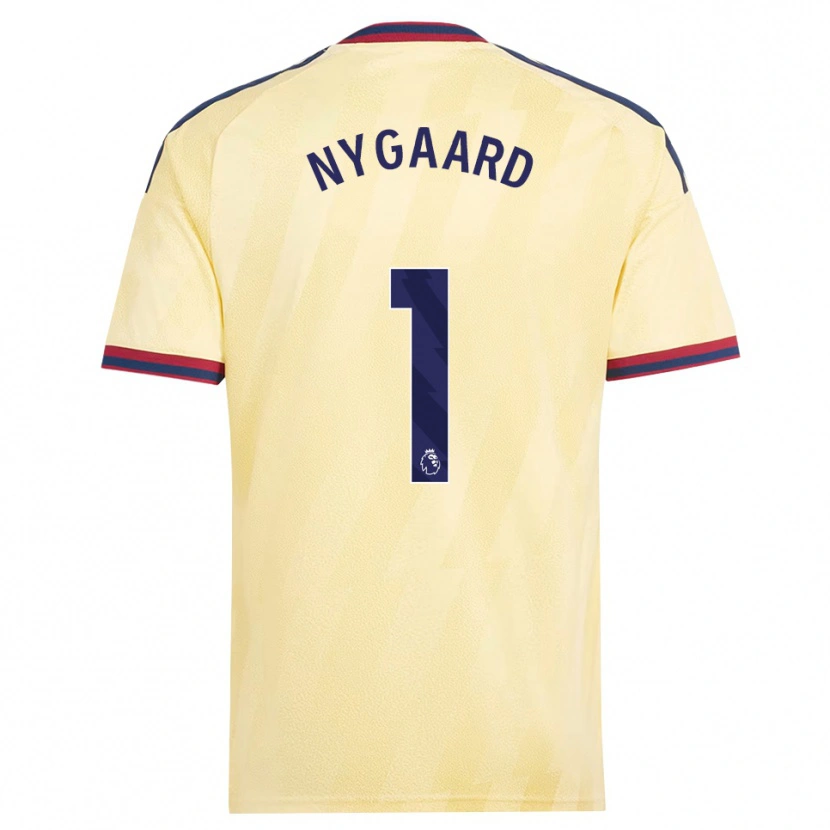 Danxen Mujer Camiseta Lucas Nygaard #1 Amarilloclaro Azulmedianoche Equipación Tercera 2026/27 La Camisa