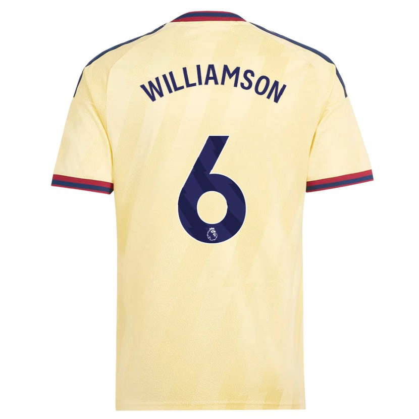 Danxen Mujer Camiseta Leah Williamson #6 Amarilloclaro Azulmedianoche Equipación Tercera 2026/27 La Camisa
