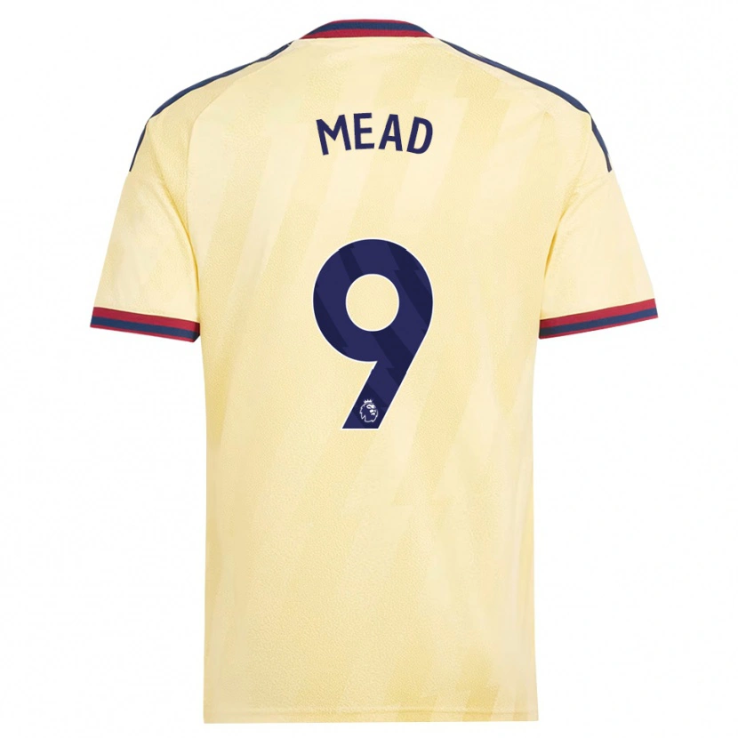 Danxen Mujer Camiseta Beth Mead #9 Amarilloclaro Azulmedianoche Equipación Tercera 2026/27 La Camisa