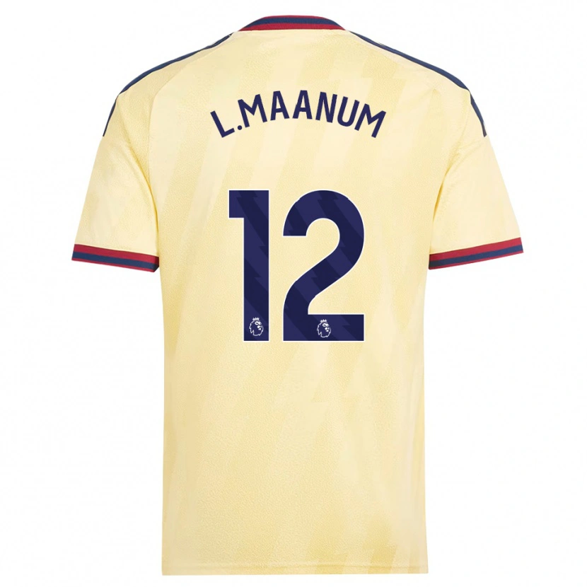 Danxen Mujer Camiseta Frida Maanum #12 Amarilloclaro Azulmedianoche Equipación Tercera 2026/27 La Camisa