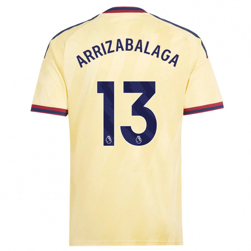 Danxen Mujer Camiseta Kepa Arrizabalaga #13 Amarilloclaro Azulmedianoche Equipación Tercera 2026/27 La Camisa
