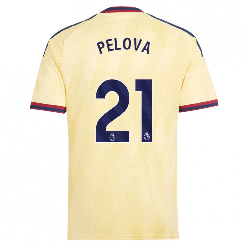 Danxen Mujer Camiseta Victoria Pelova #21 Amarilloclaro Azulmedianoche Equipación Tercera 2026/27 La Camisa