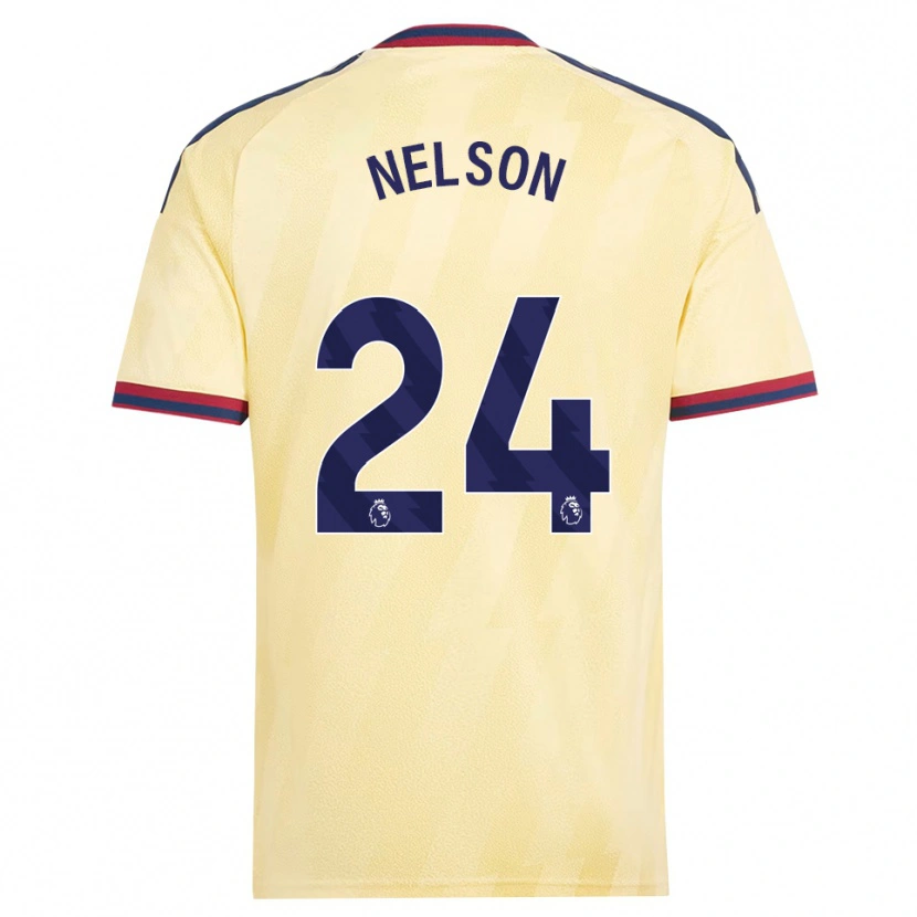 Danxen Mujer Camiseta Reiss Nelson #24 Amarilloclaro Azulmedianoche Equipación Tercera 2026/27 La Camisa