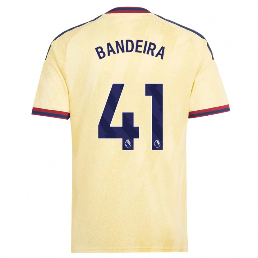 Danxen Mujer Camiseta Mauro Bandeira #41 Amarilloclaro Azulmedianoche Equipación Tercera 2026/27 La Camisa