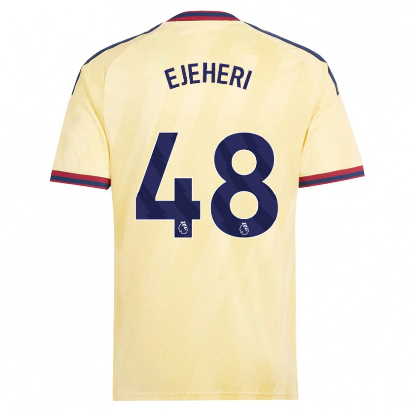 Danxen Mujer Camiseta Ovie Ejeheri #48 Amarilloclaro Azulmedianoche Equipación Tercera 2026/27 La Camisa
