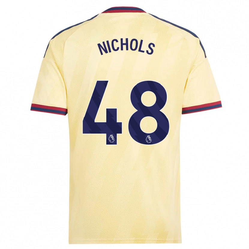 Danxen Mujer Camiseta Josh Nichols #48 Amarilloclaro Azulmedianoche Equipación Tercera 2026/27 La Camisa