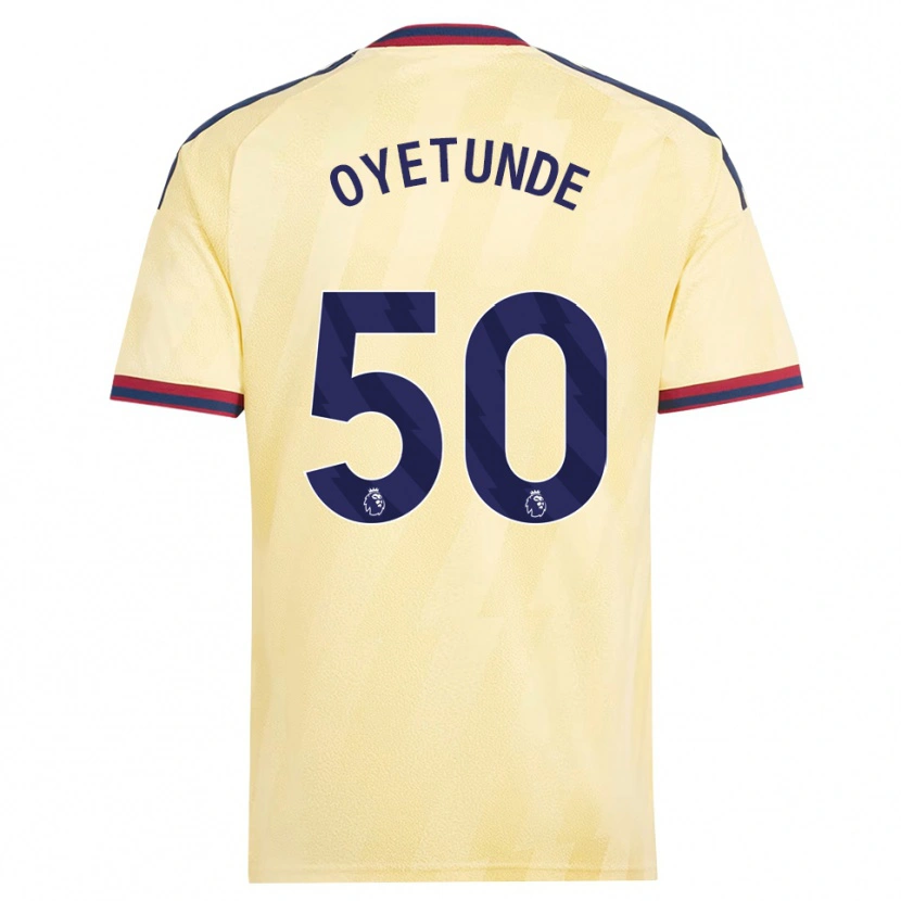 Danxen Mujer Camiseta Daniel Oyetunde #50 Amarilloclaro Azulmedianoche Equipación Tercera 2026/27 La Camisa