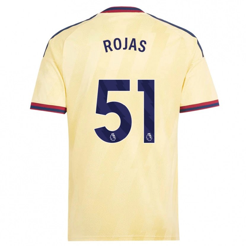 Danxen Mujer Camiseta Alexei Rojas #51 Amarilloclaro Azulmedianoche Equipación Tercera 2026/27 La Camisa