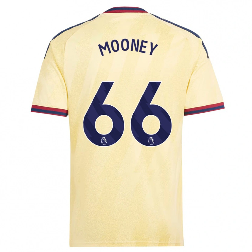 Danxen Mujer Camiseta Evan Mooney #66 Amarilloclaro Azulmedianoche Equipación Tercera 2026/27 La Camisa