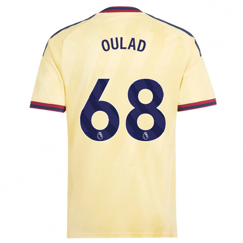 Danxen Mujer Camiseta Salah-Eddine Oulad M'hand #68 Amarilloclaro Azulmedianoche Equipación Tercera 2026/27 La Camisa