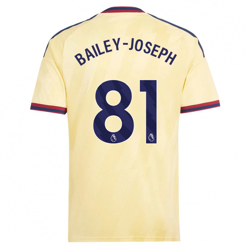Danxen Mujer Camiseta Brando Bailey-Joseph #81 Amarilloclaro Azulmedianoche Equipación Tercera 2026/27 La Camisa