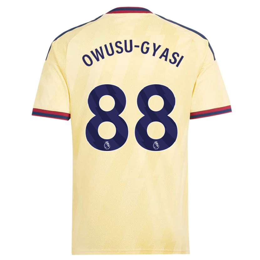 Danxen Mujer Camiseta Abraham Owusu-Gyasi #88 Amarilloclaro Azulmedianoche Equipación Tercera 2026/27 La Camisa